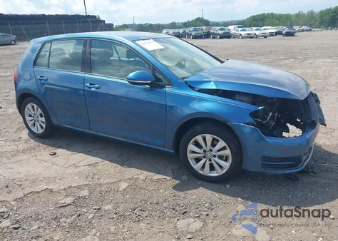 2015 Volkswagen Golf Tdi S 4-Door z USA, uszkodzony, nr VIN 3VW2A7AU0FM037018